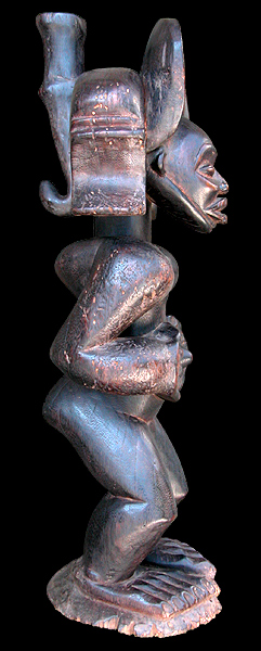 CHOKWE: ritual male figure