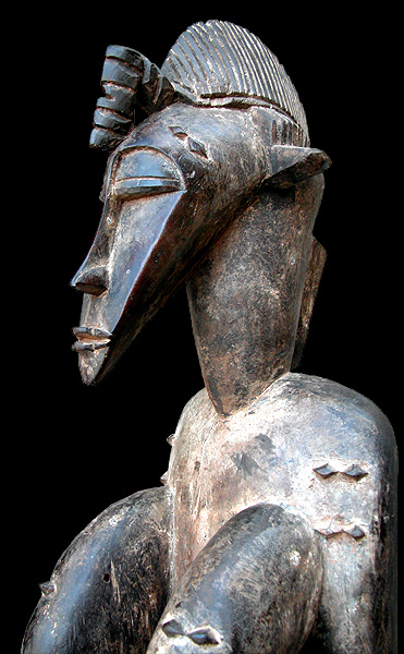 SENUFO: ritual female figure (particular)